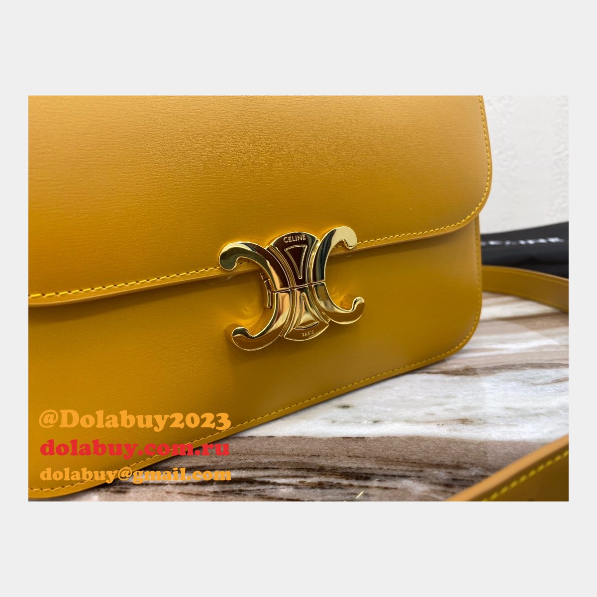 The Best Celine 1:1 Mirror Triomphe Replica Dolabuy 22cm Bag