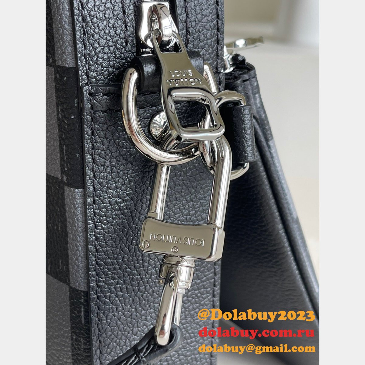Best High Quality Replica LV Trio Messenger Other Leathers N80401 Black Bags