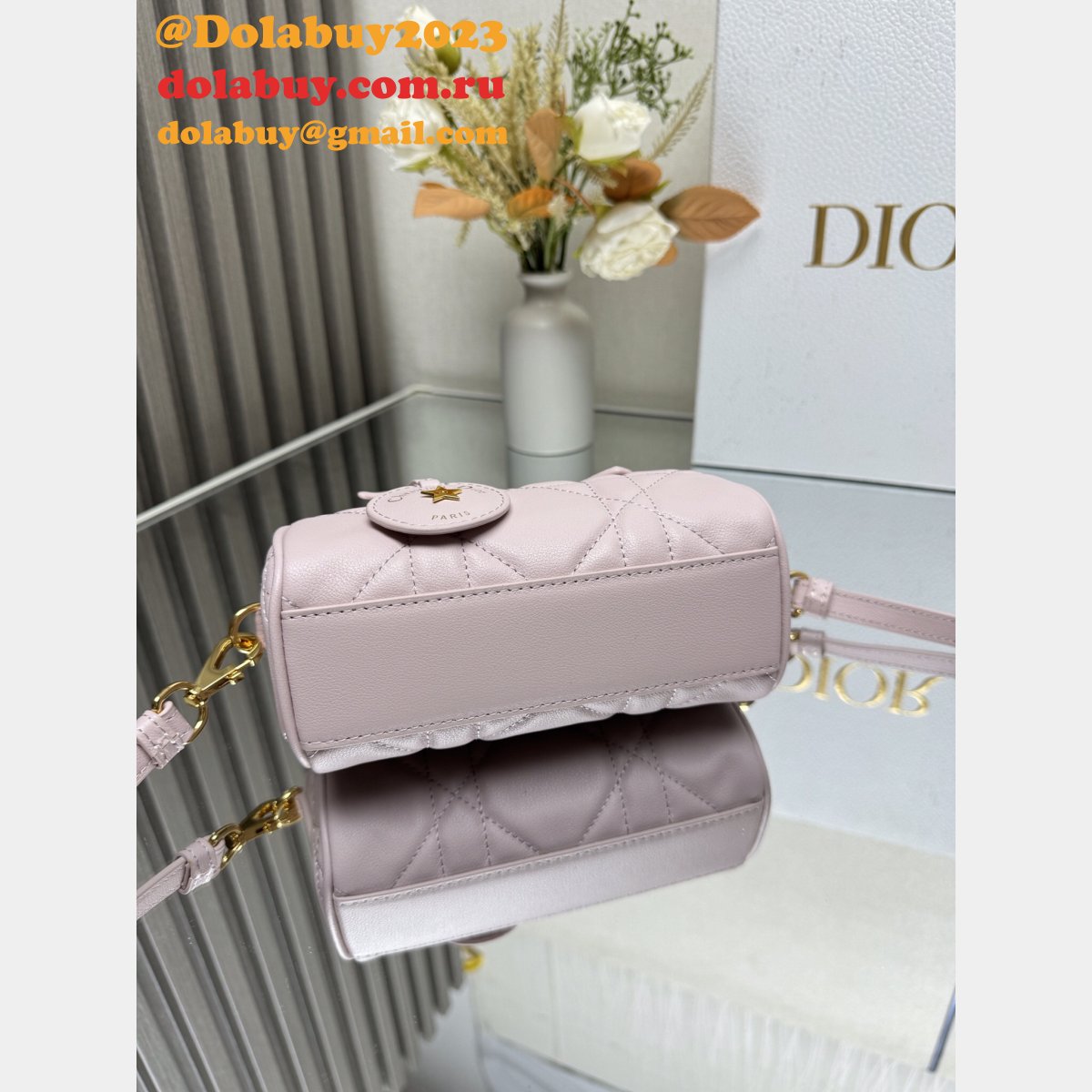 Fashion 7 Star Dior Groove women leather bag
