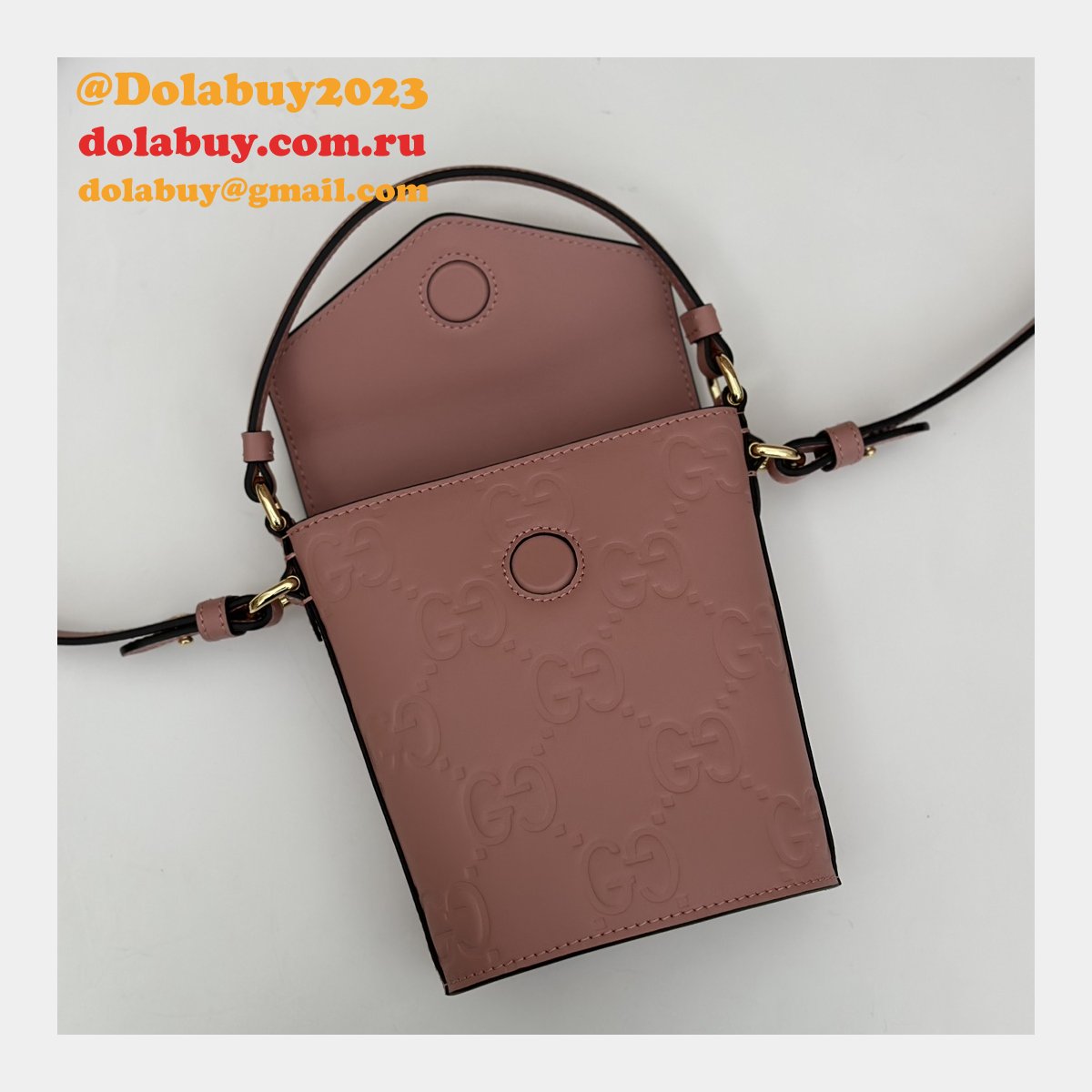 G*u*i 772795 uk embossed top handle replicas shoulder bag