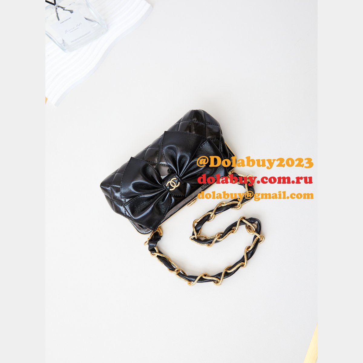 Luxury Designer AP4027 Replica Bow Frog Bag