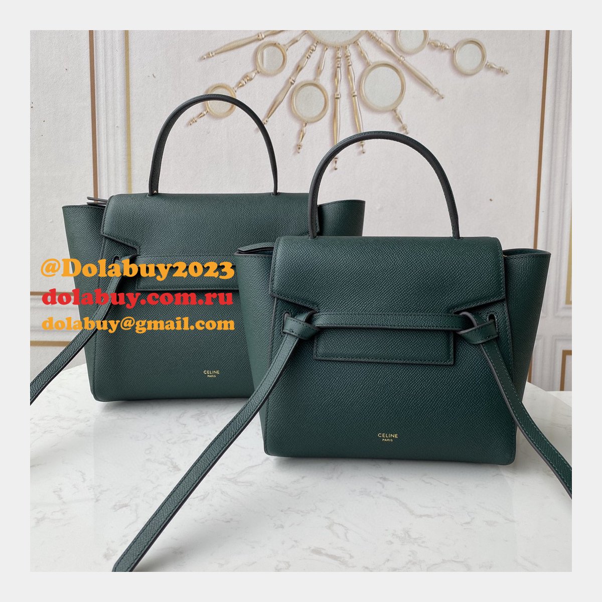 Designer 2024 Best High Quality Celine Catfish Bun Replica Belt Bag