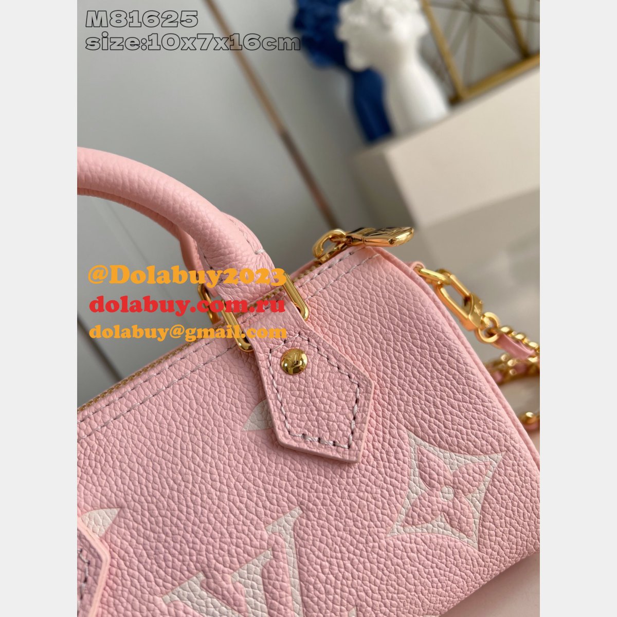 Louis Vuitton Nano Speedy Monogram M81625 Perfect Bag