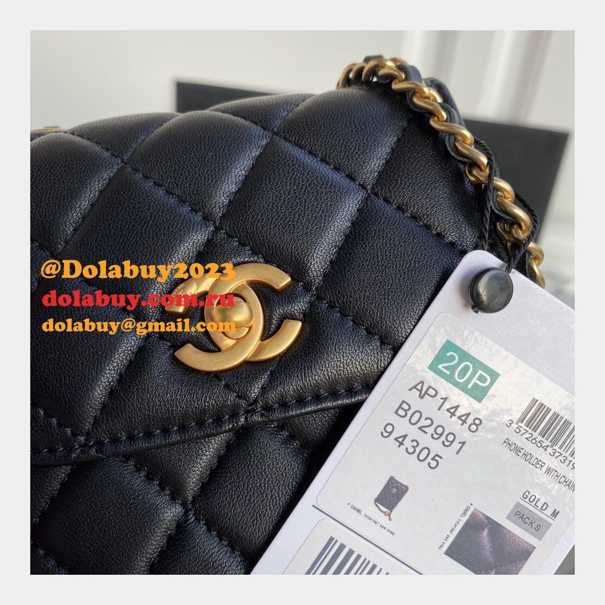 Knockoff CC Shoulder For Phone Small Leather Bag
