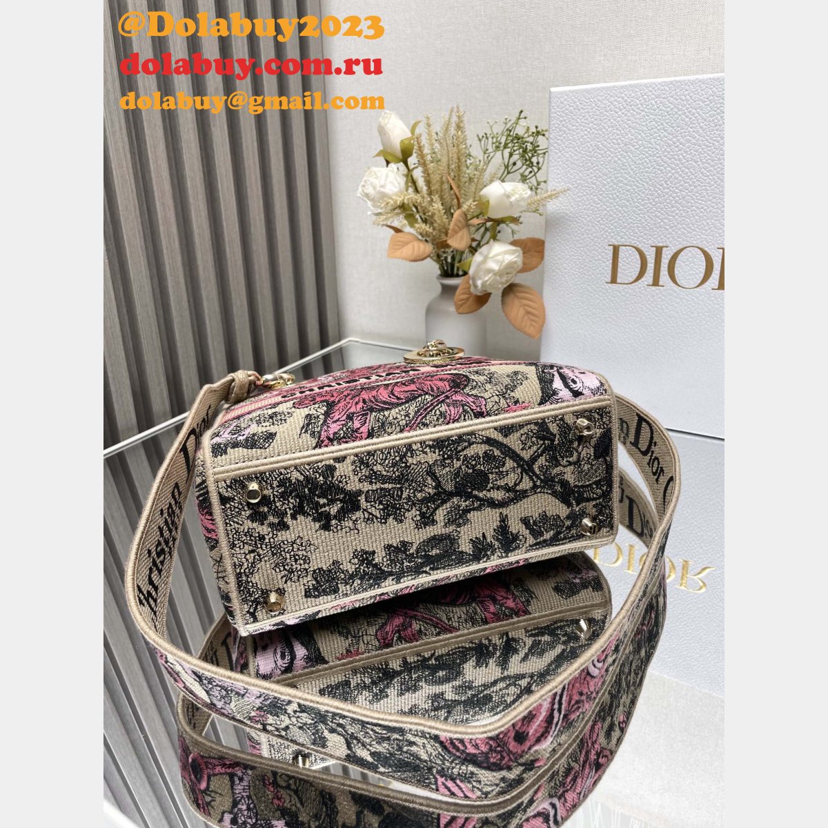 7 Star REPLICA LADY DIOR UK 24CM SHOULDER BAGS