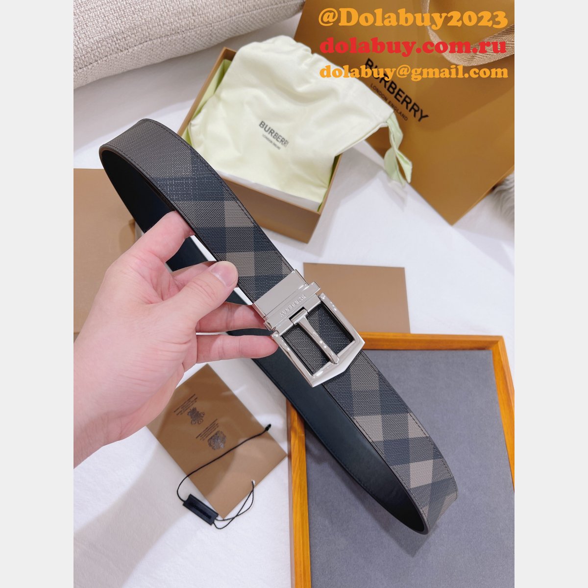 Knockoff BURBERRY BELT 35MM Best Designer