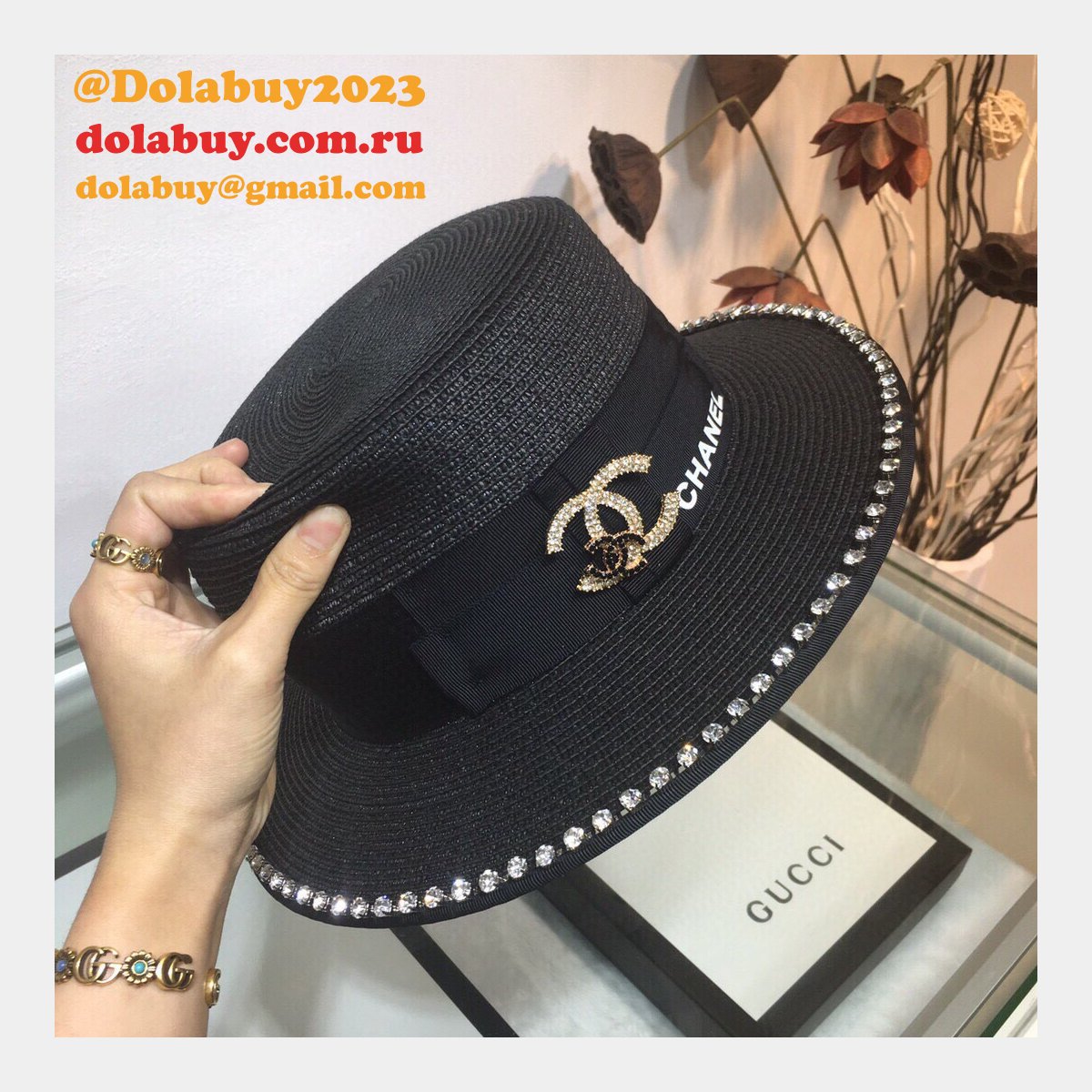 Luxury CC Replica Top 2020 hat black