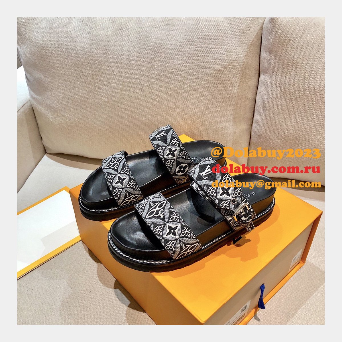 Louis Vuitton replica slippers shoes Every Designer