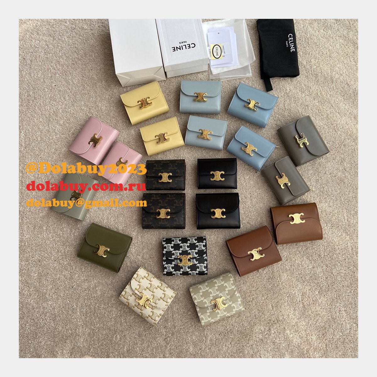 More Best The Replica Celine Wallets Online Store