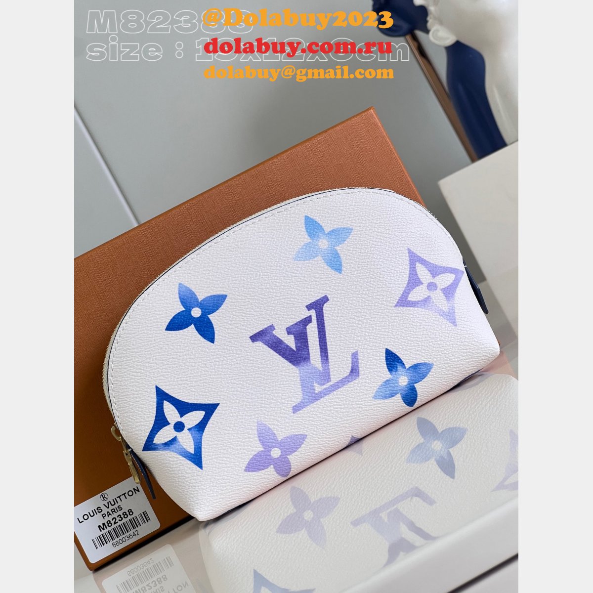 Designer Key Pouch Bicolor Louis Vuitton Wholesale Bag