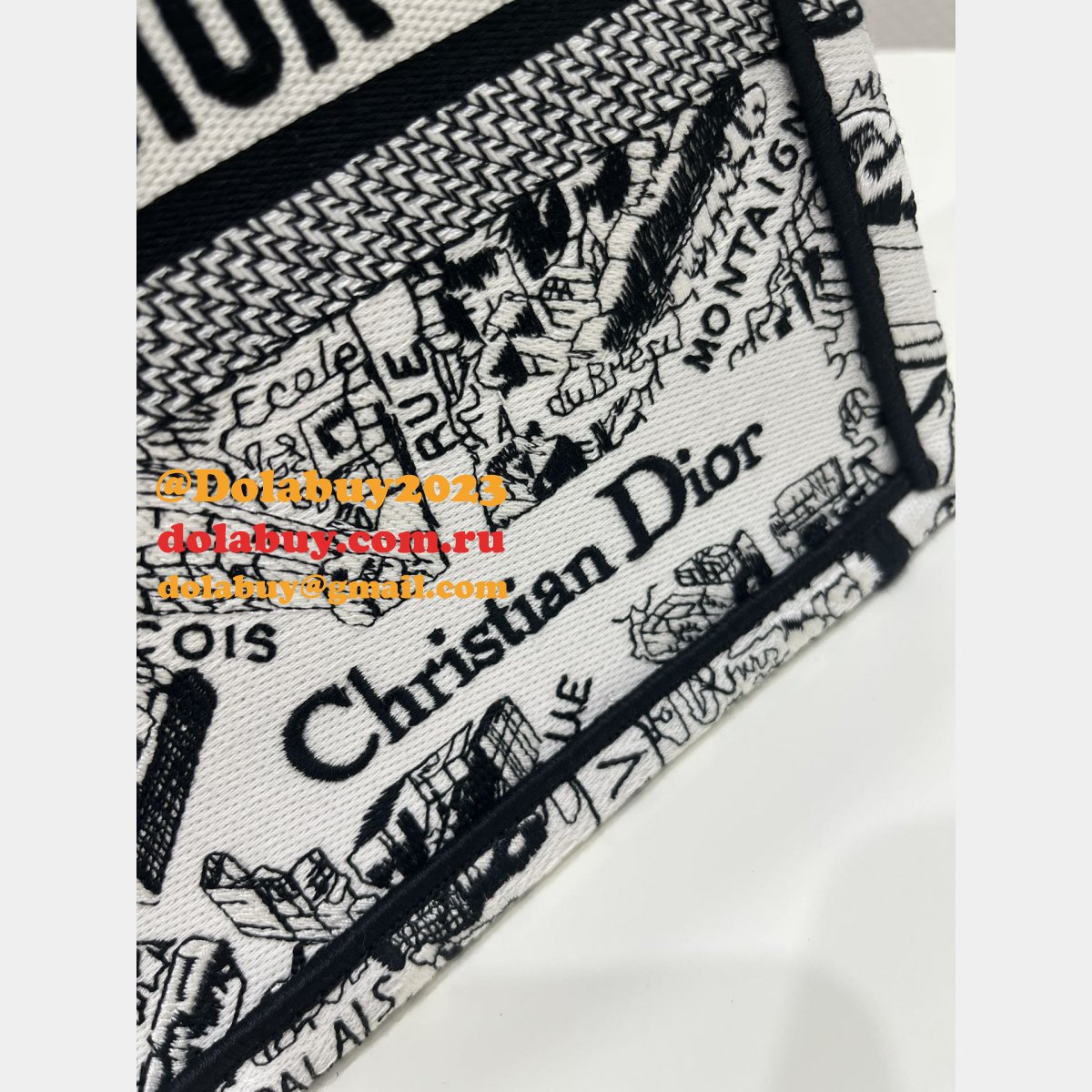 Buy Cheap Replica Christian Dior CD Book Tote Online Top Quality Bag