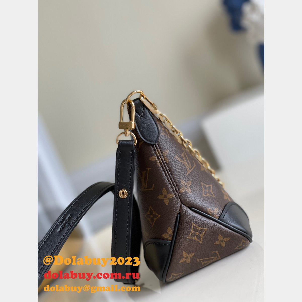 Knockoff Louis Vuitton From china M45832/M45831 Boulogne Monogram Canvas Bag