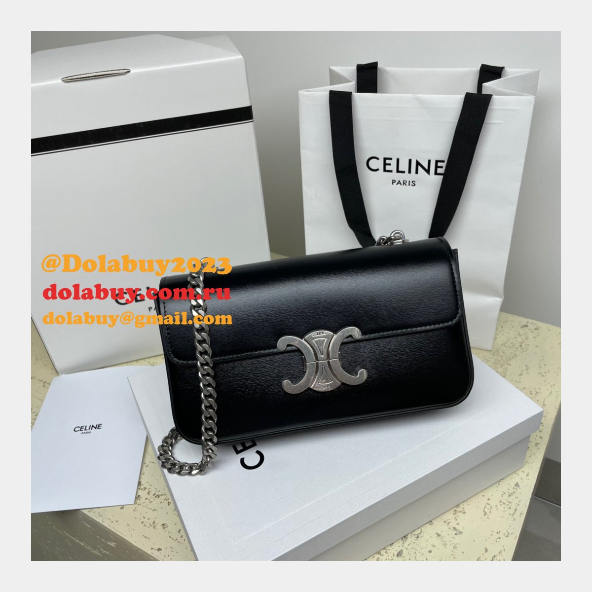 Replica Celine Buy Fake Triomphe 20.5CM Online Sale