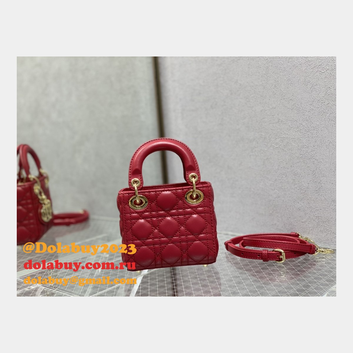 Replica Fashion Dior Micro Lady 1:1 Mirror 12CM Bag