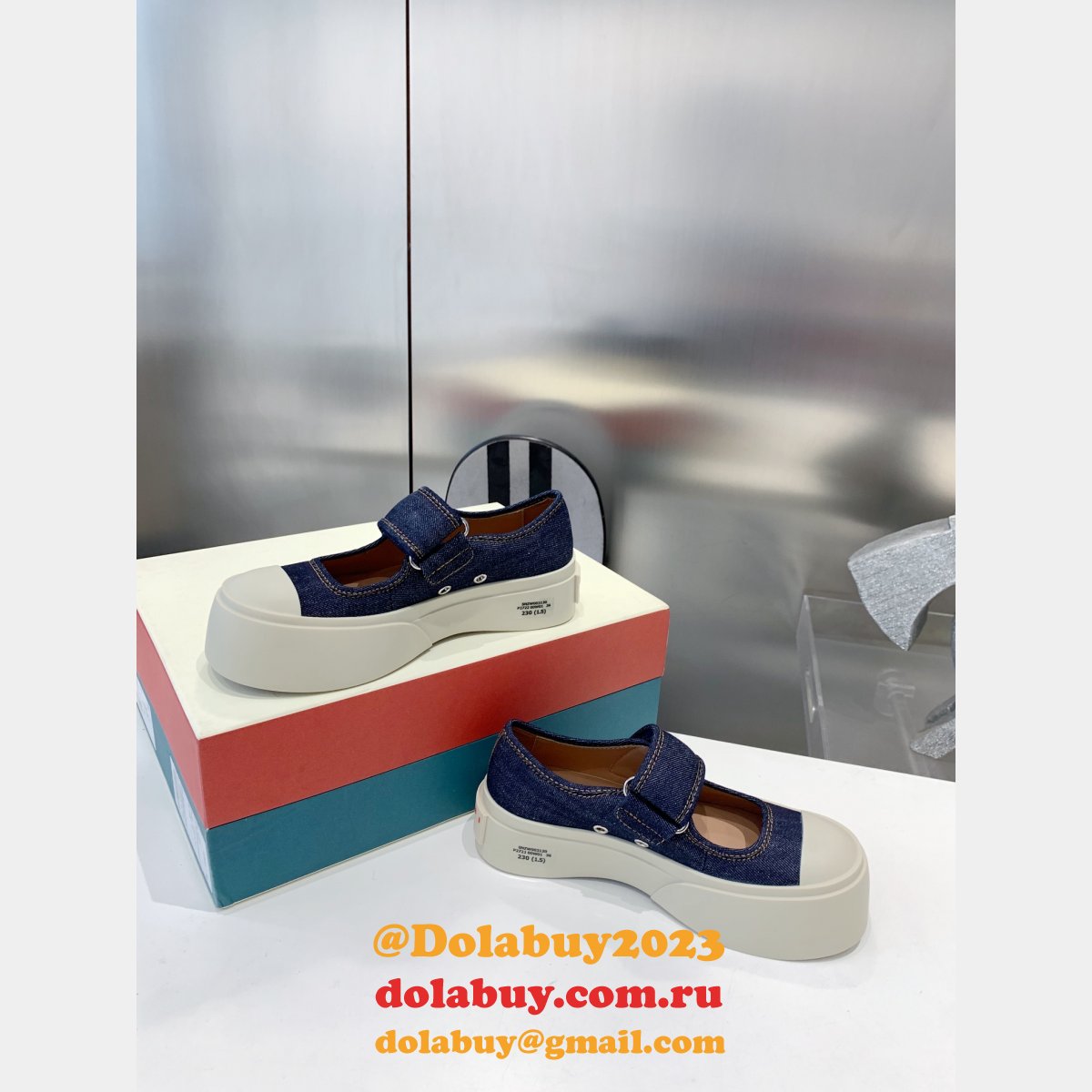Buy Marni Wholesale 7 Star Fake Loafers 1:1 Mirror Shoes