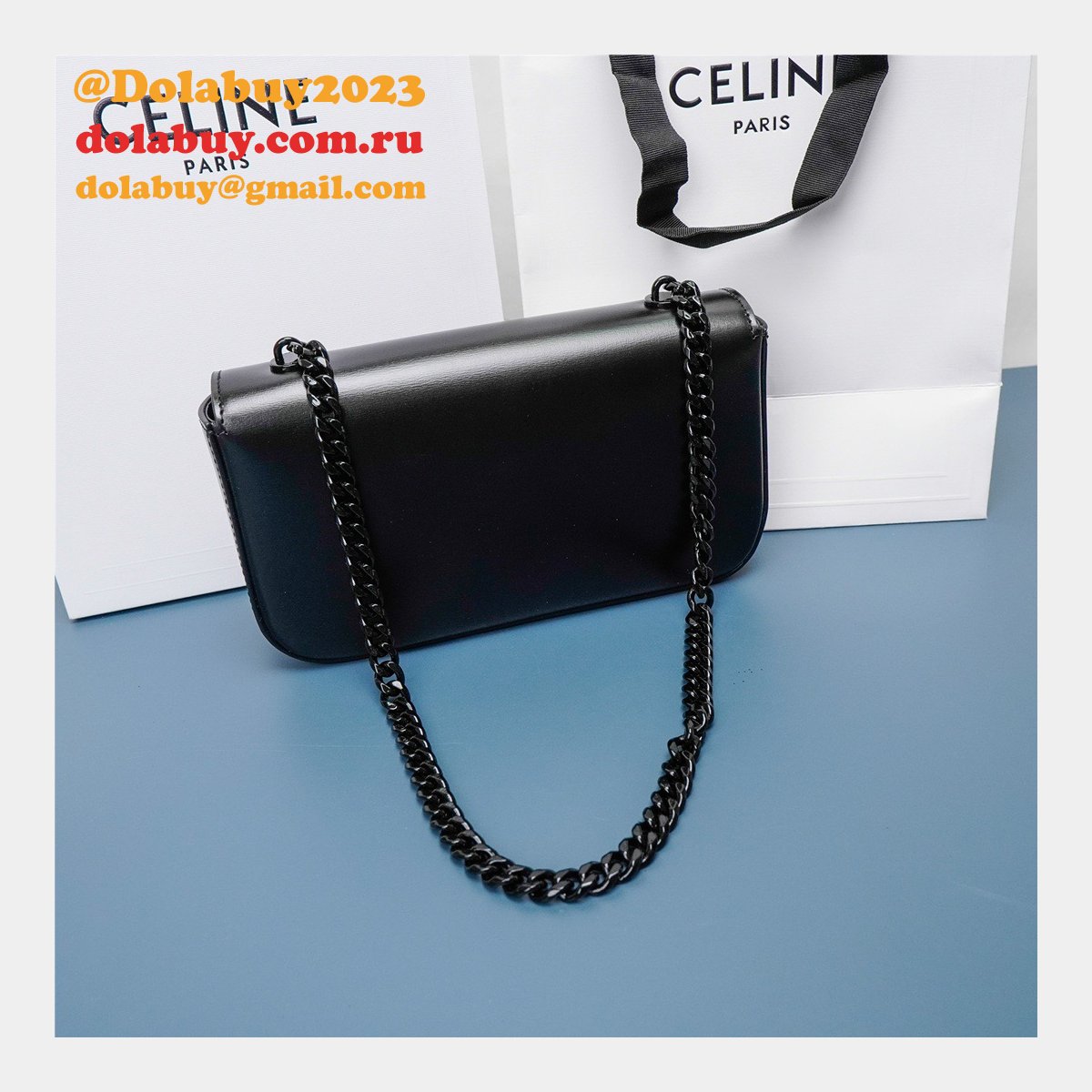 Fake Cheap Replica Celine Triomphe Handbags 21CM