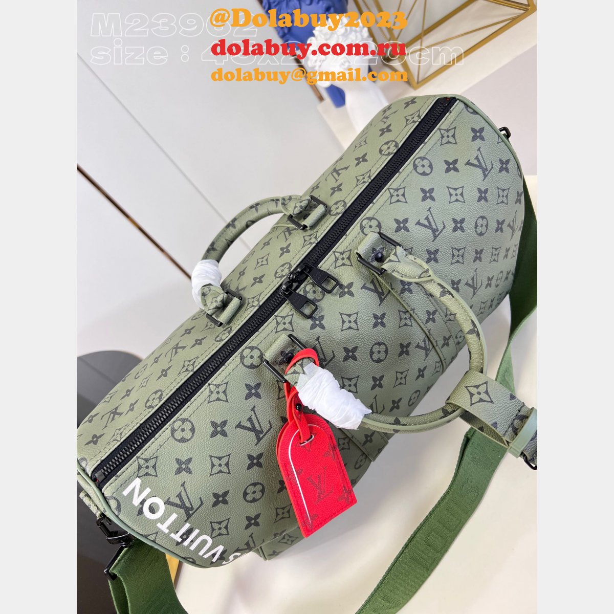 Perfect M23962 Keepall Bandoulière 45 Monogram Louis Vuitton Replica Bag