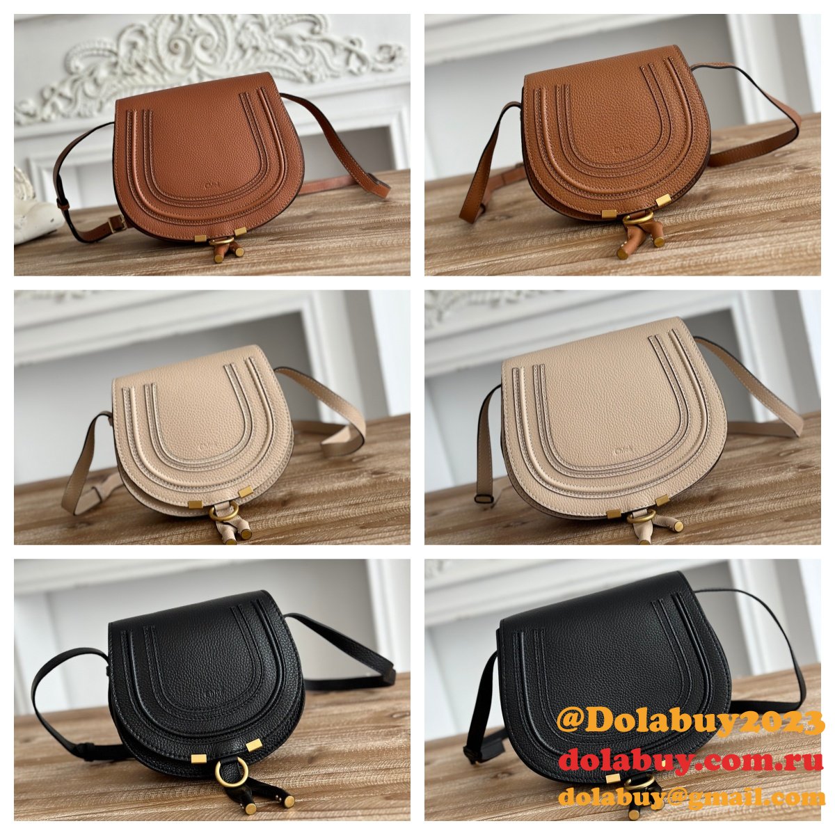 Top Quality Chloe Marcie Cowhide Handbag
