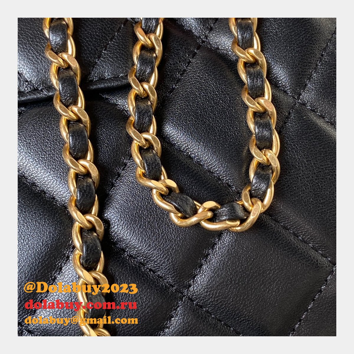 Cheap 1:1 Mirror AS4611 Baguette Black Bags Online Sale