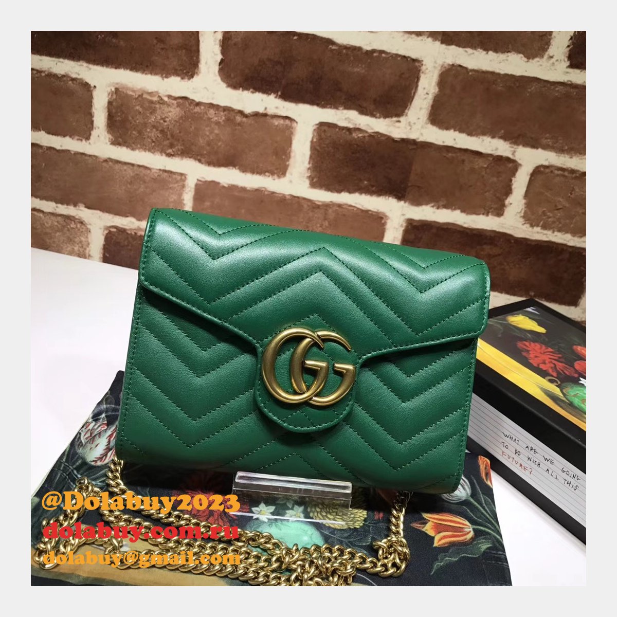 High Quality GG Marmont mini bag 474575