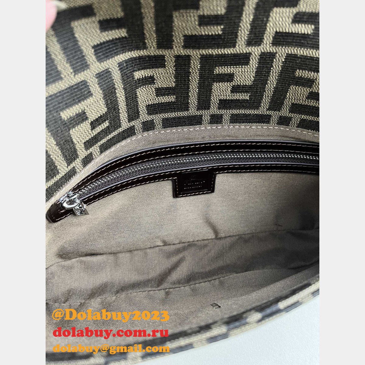 perfect 1:1 mirror F**di baguette handbag