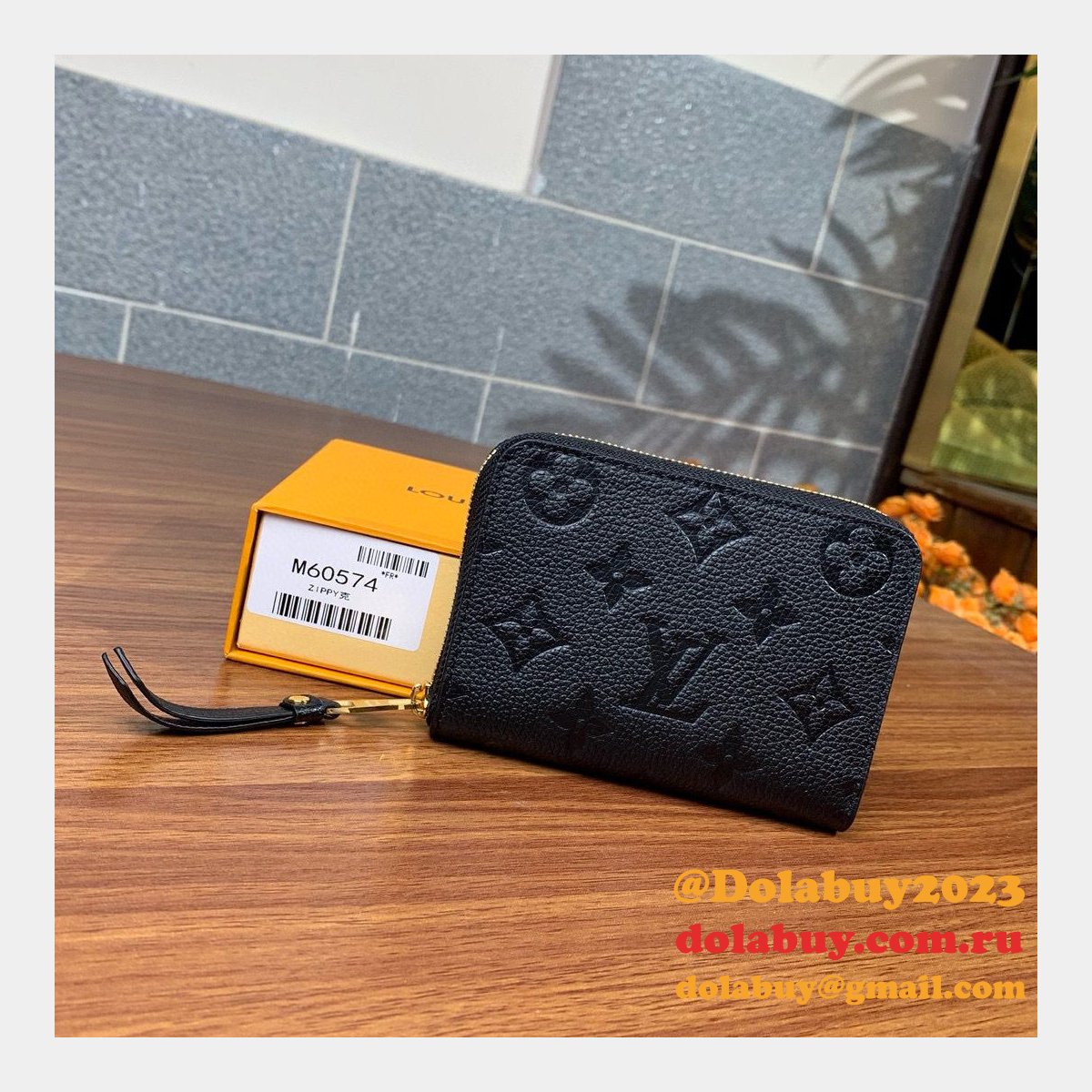 Replica Louis Vuitton M60574 Zippy Coin Purse Empreinte Leather