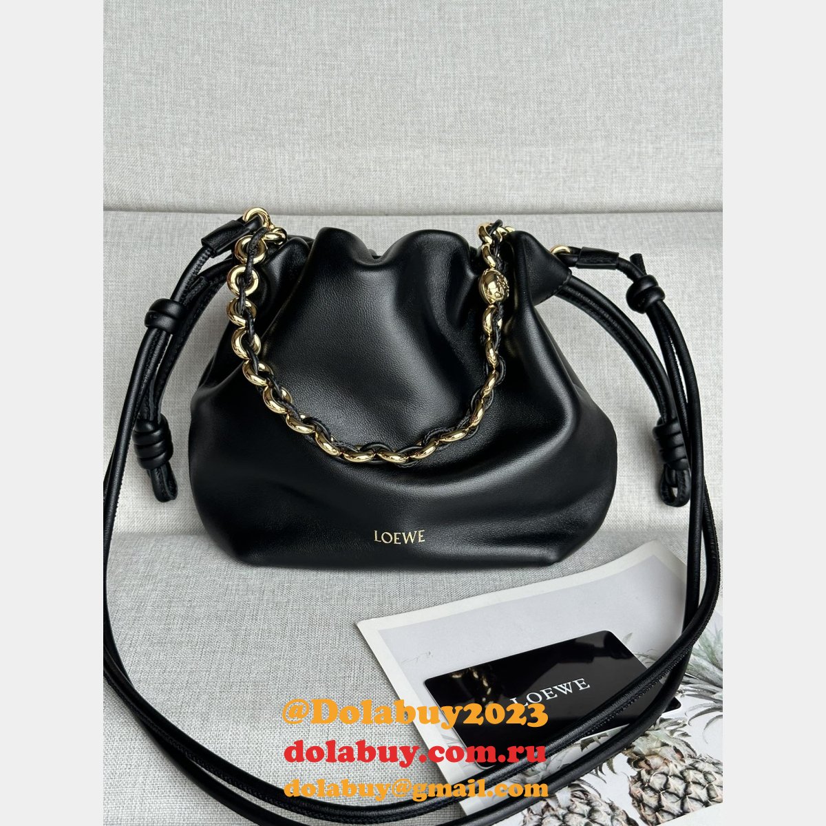 Designer loewe Flamenco Purse bag nappa lambskin