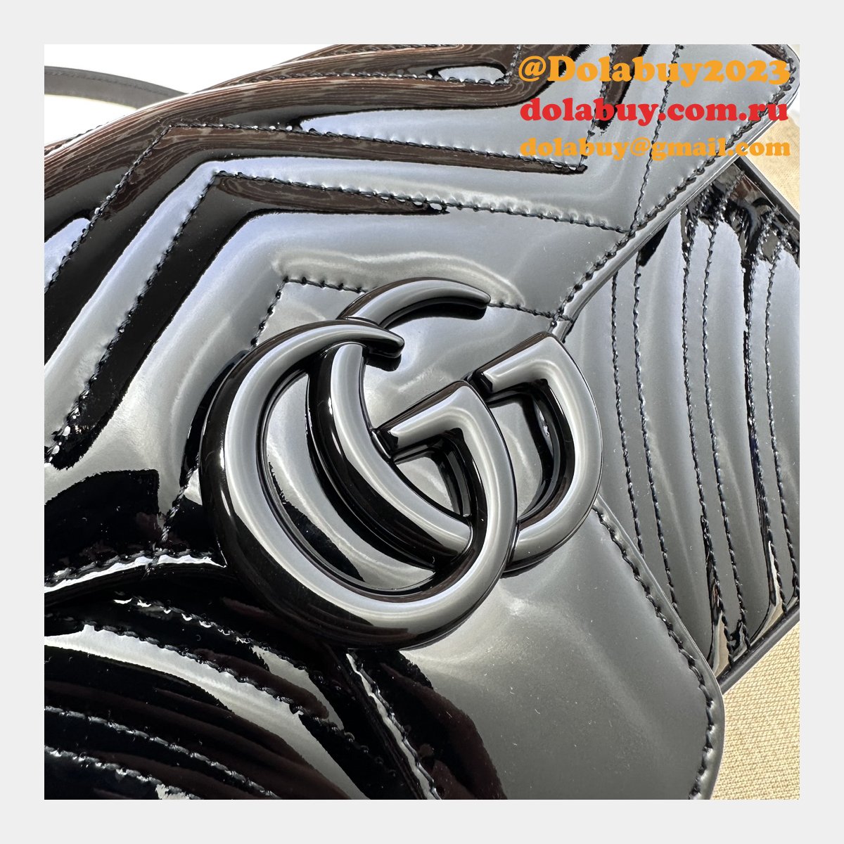 gg marmont G*u*i replica 443497 shoulder matelassé bag
