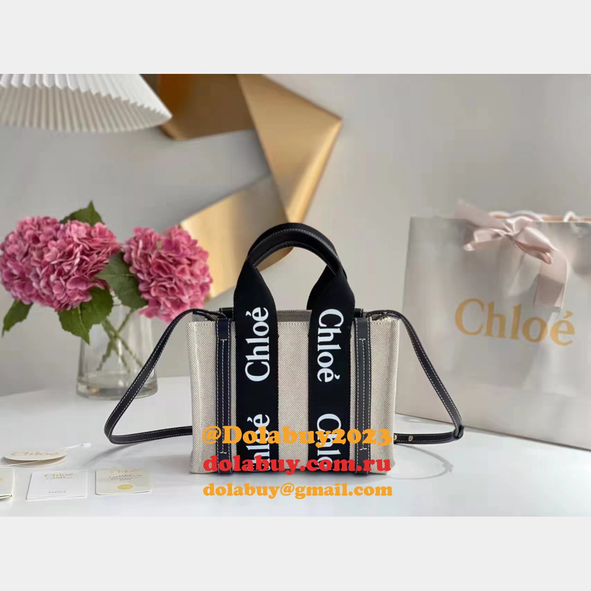 Best Quality Replica Chloe 1:1 Tote Woody dolabuy Bag  26CM