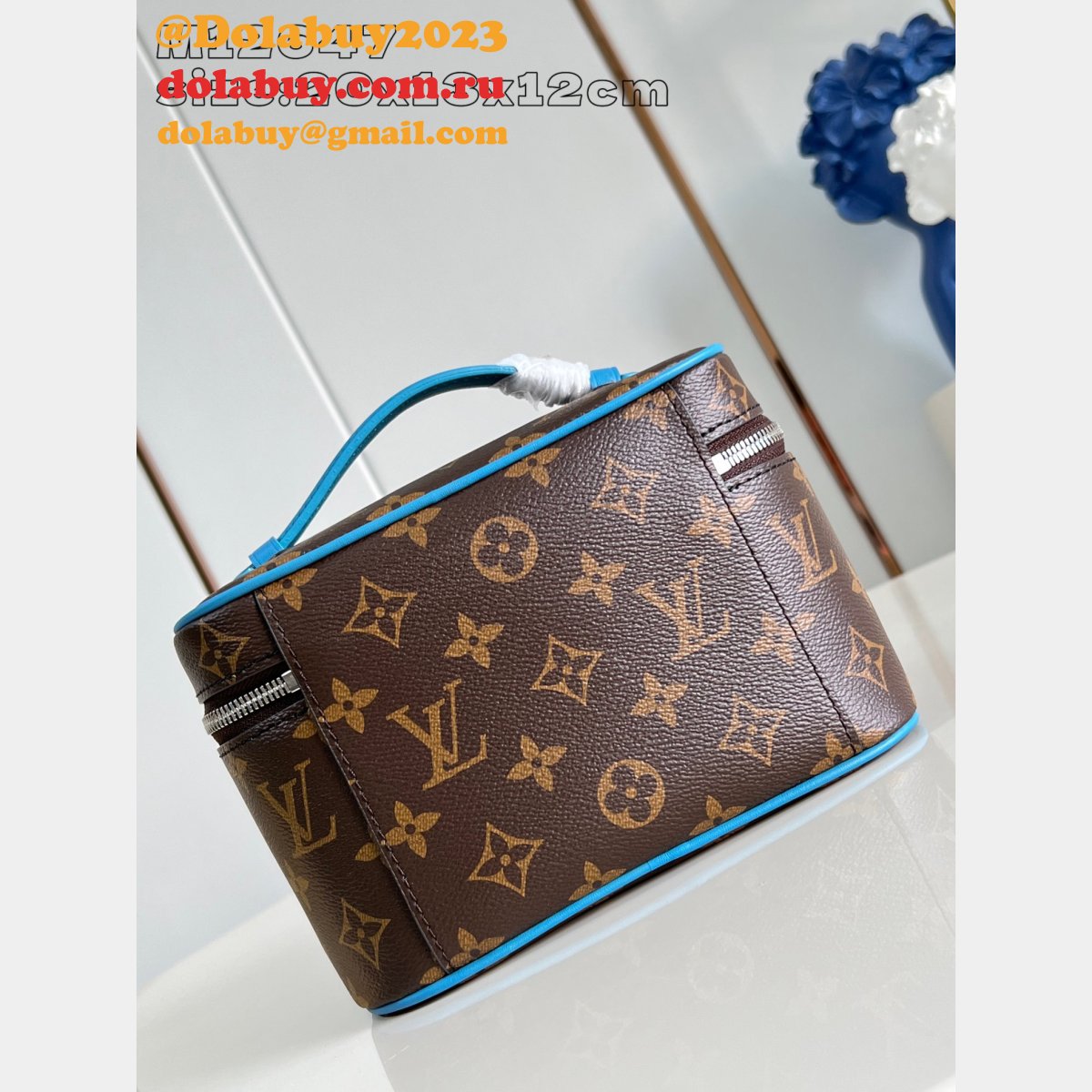 Luxury Travel Louis Vuitton Nice Vanity Men M12647 Fake Bags