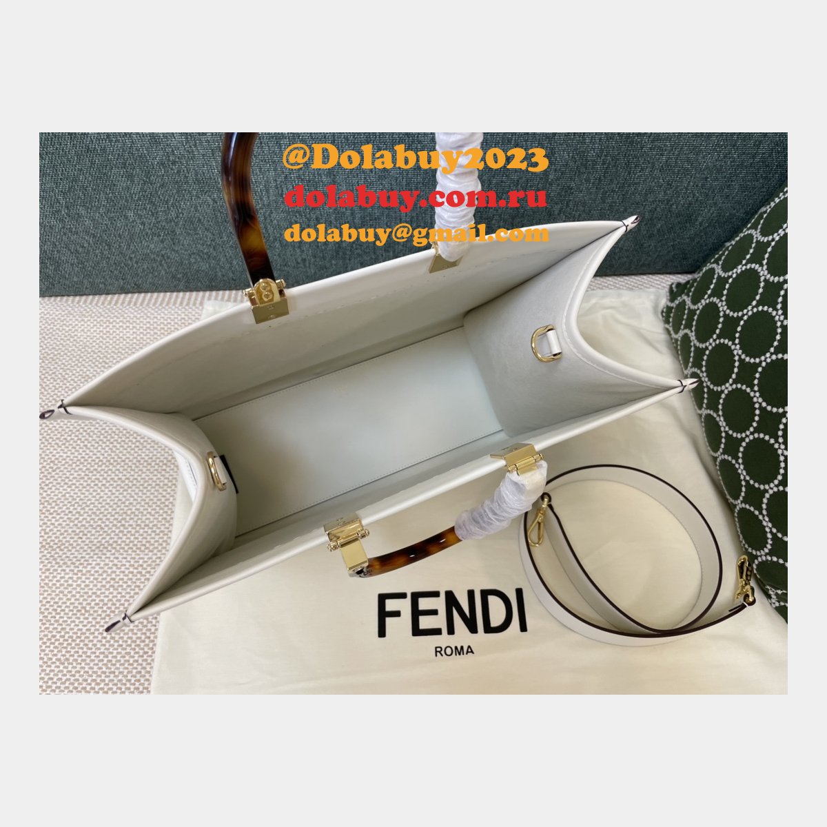 best knockoff F**di tote sunshine small handbag