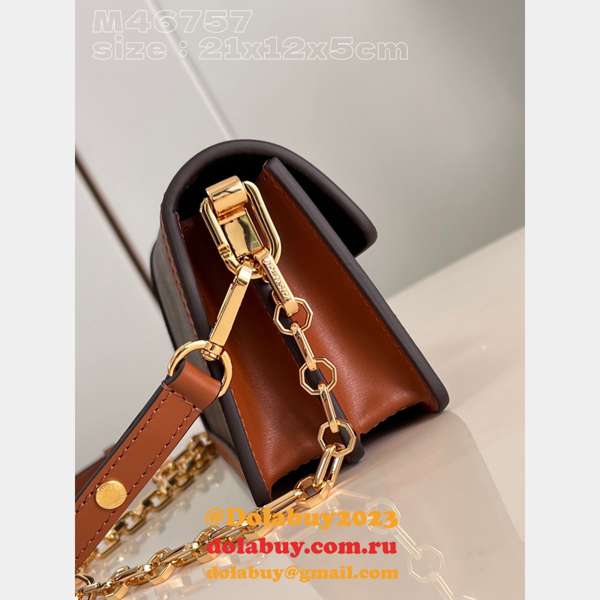 Best Replica LOUIS VUITTON M46757 DAUPHINE BAG East West