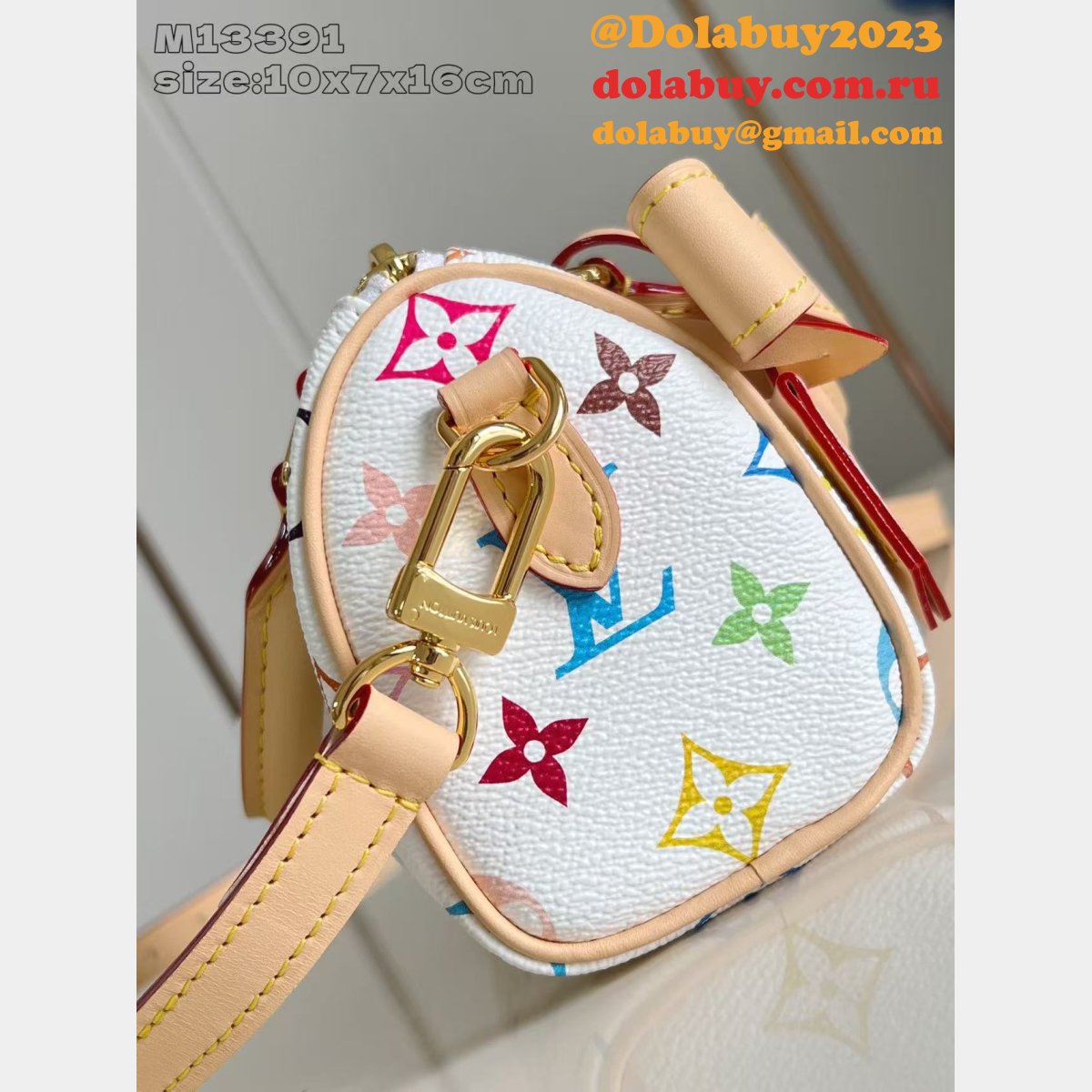 LV x TM Nano Speedy New 2025 M13391 Louis Vuitton Replica Bag
