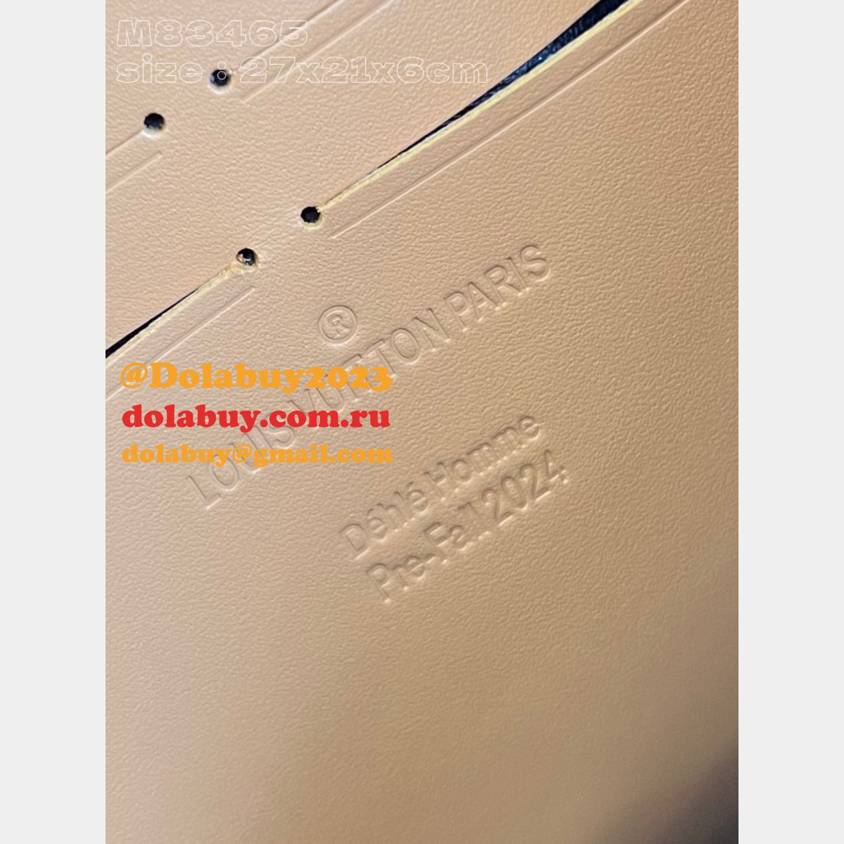Quality Pochette Voyage 1:1 Mirror Inspired Men Louis Vuitton