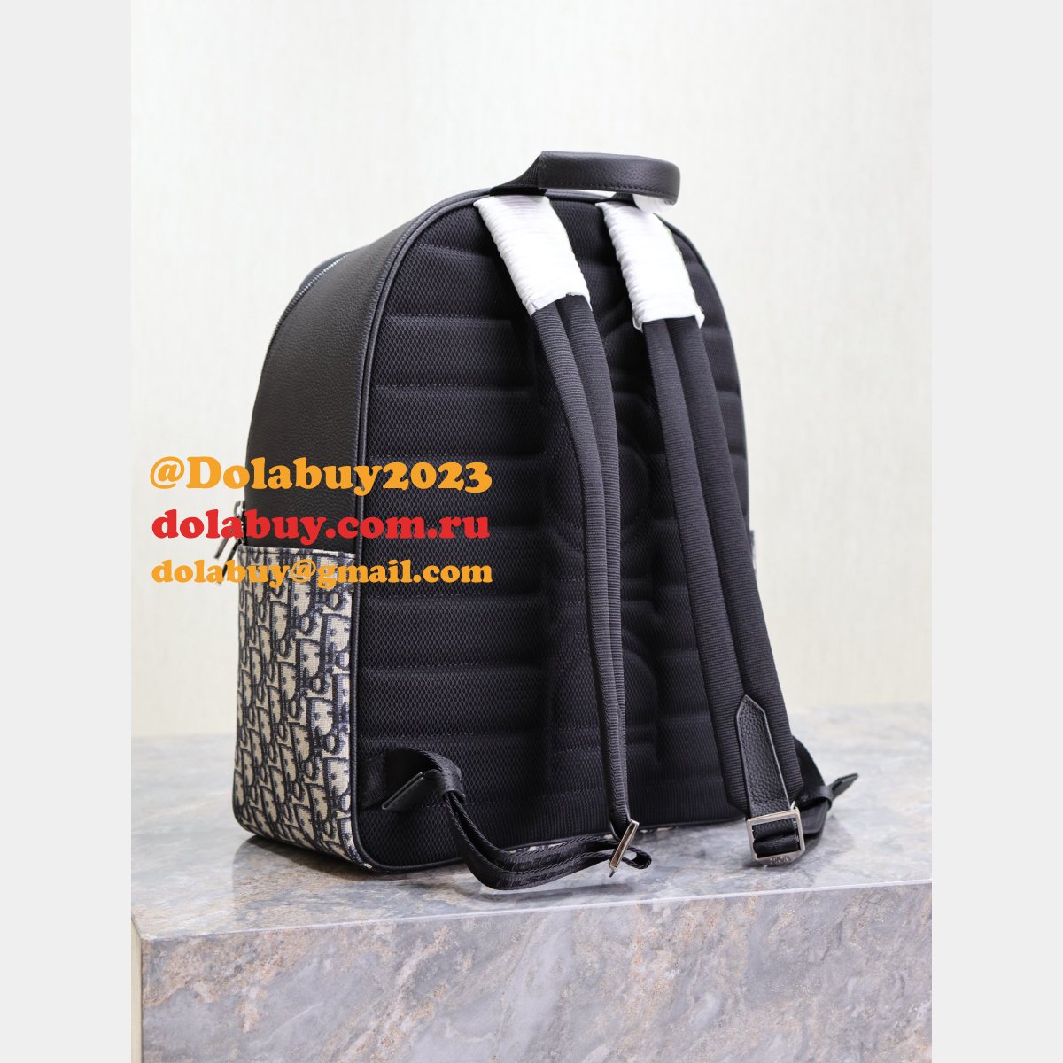 Best Replica Dior Saddle Zip Backpack