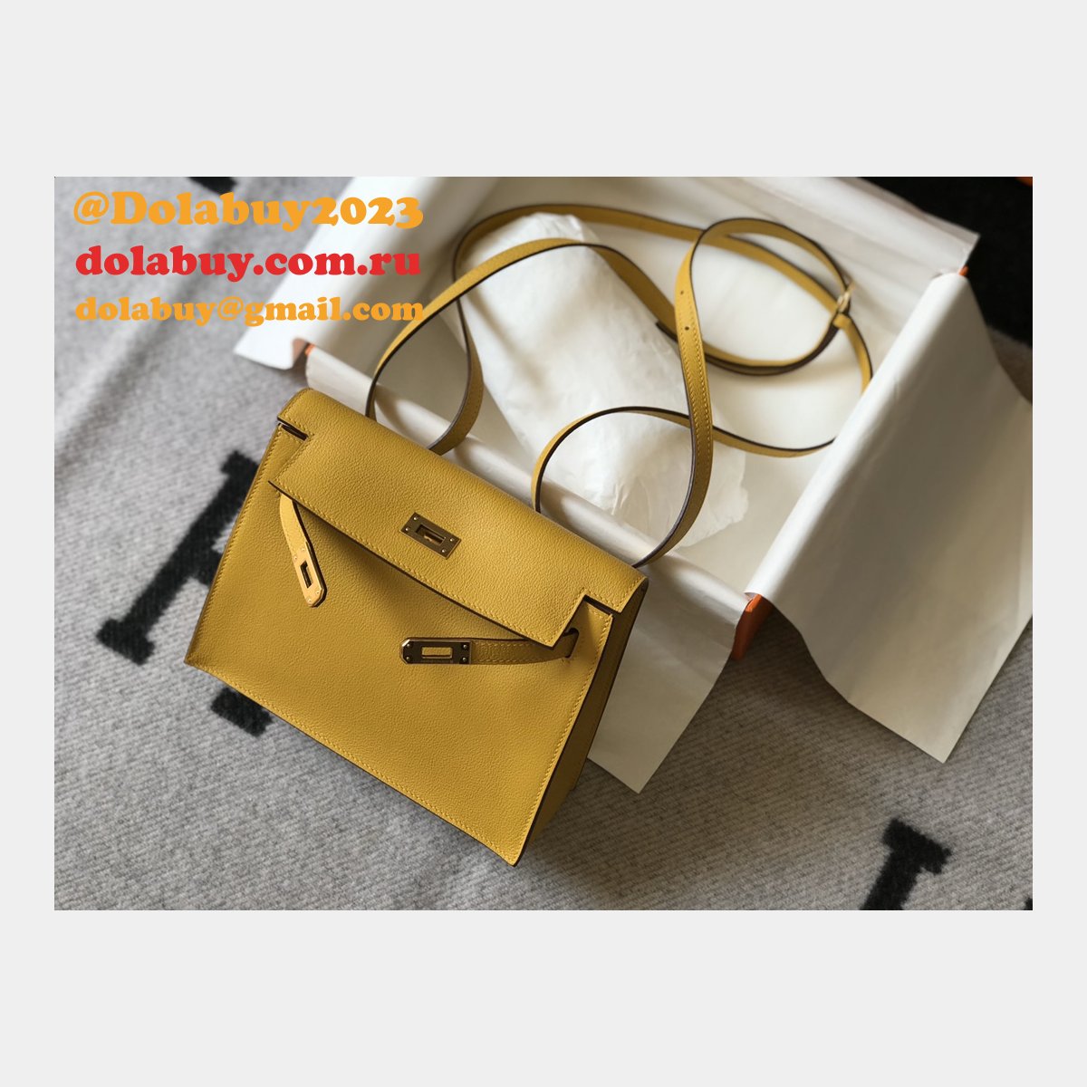 7 Star HERMES KELLY DANSE Customize BAG FOR SALE