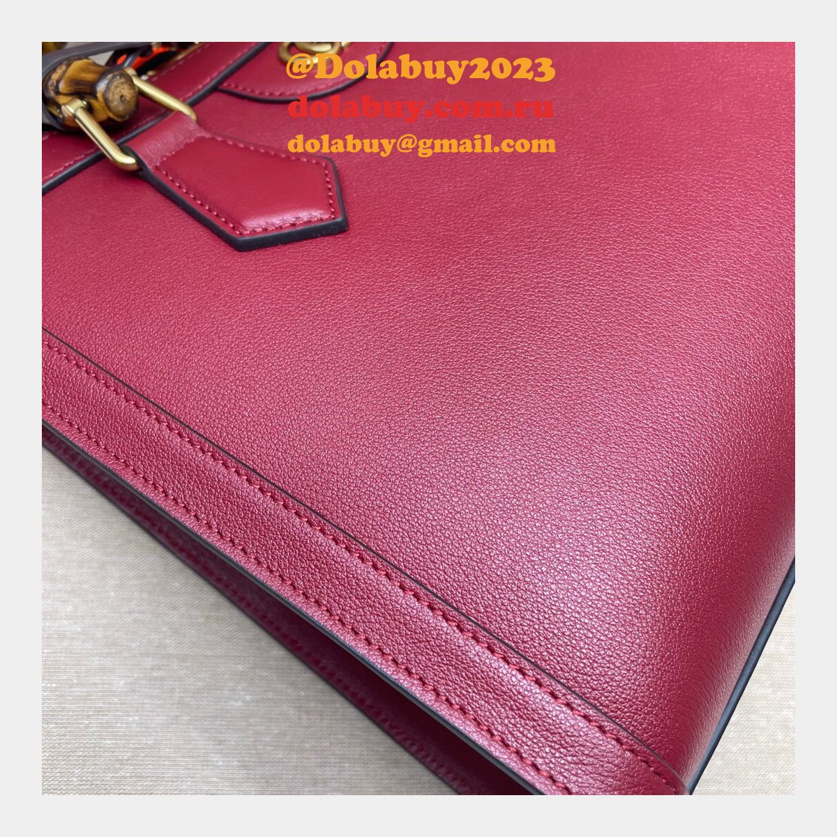 aaa replica designer G*u*i 660195 diana small tote leather handbags