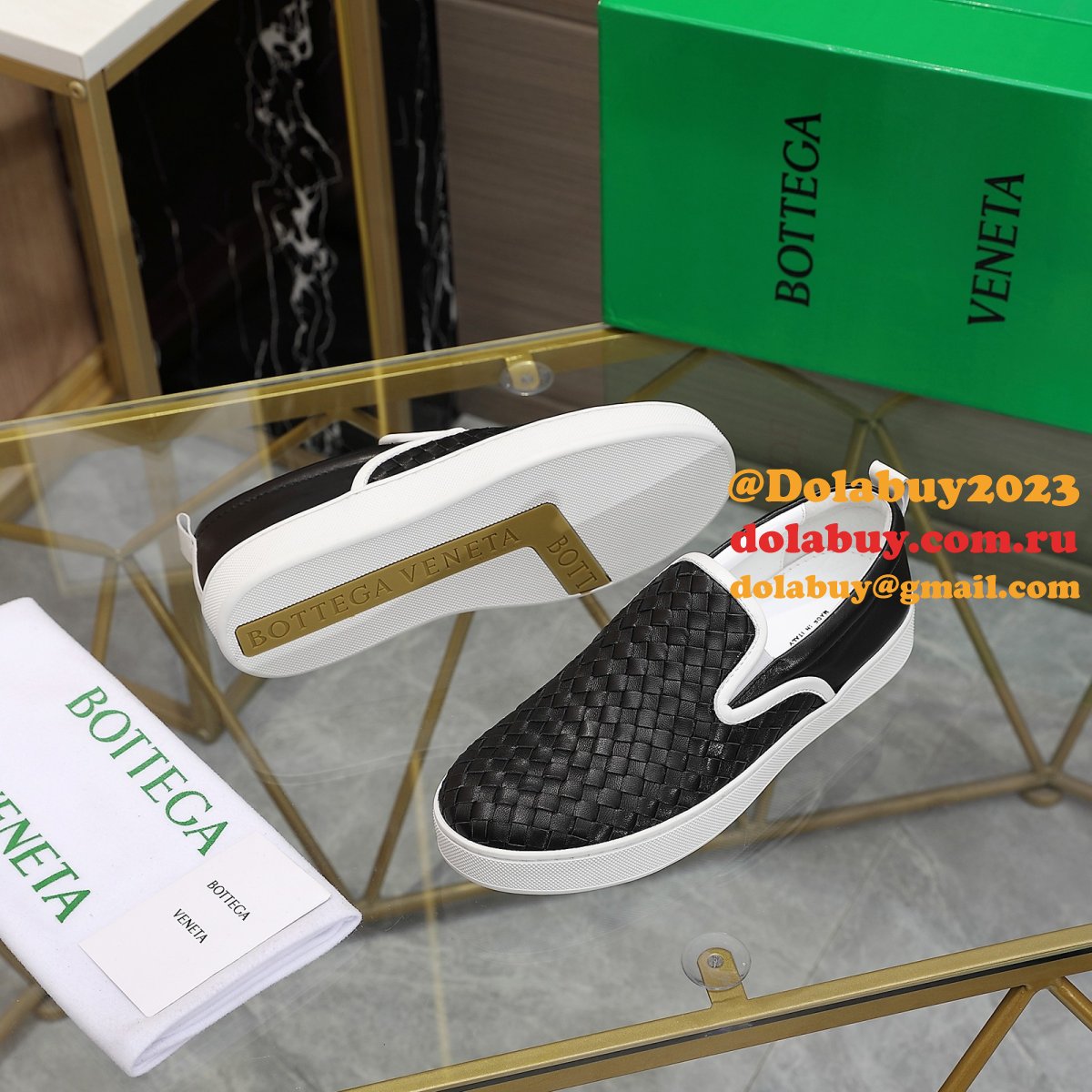 b0tte*a Ven*ta knockoff flats intrecciato nappa slip on sneakers shoes