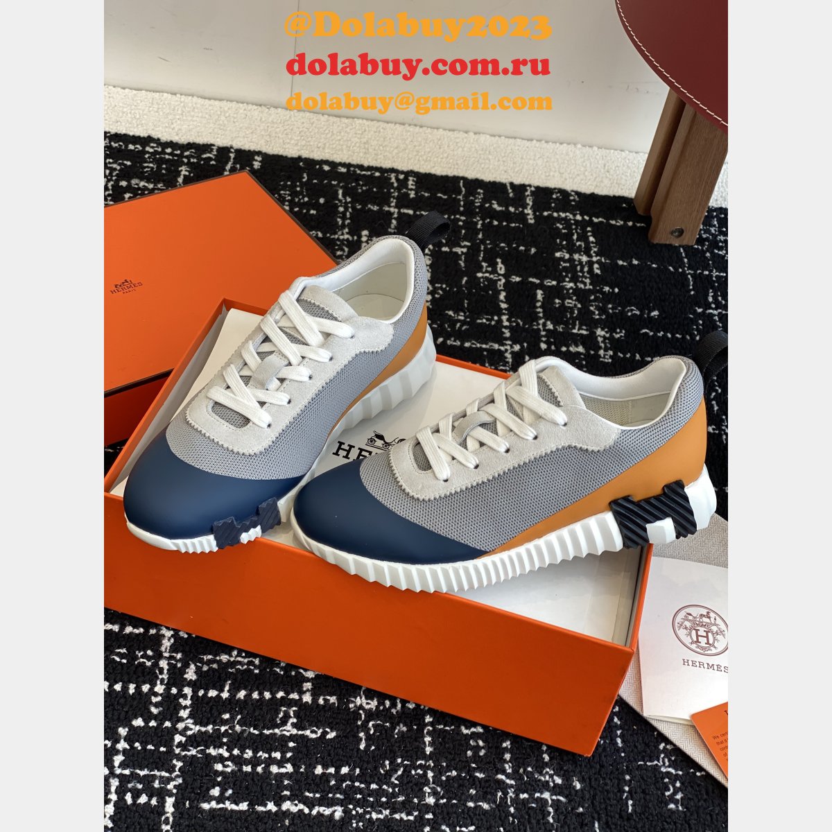 Perfect Hermes Bouncing Sneaker