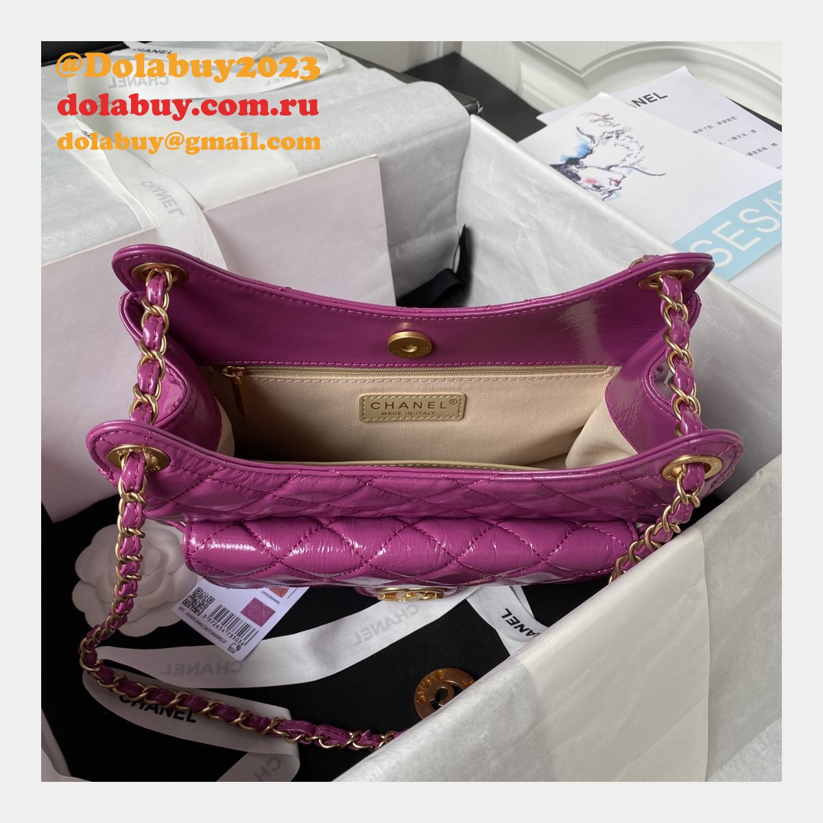 The Best High Quality AS4322 Hobo Shiny Replica Handbag