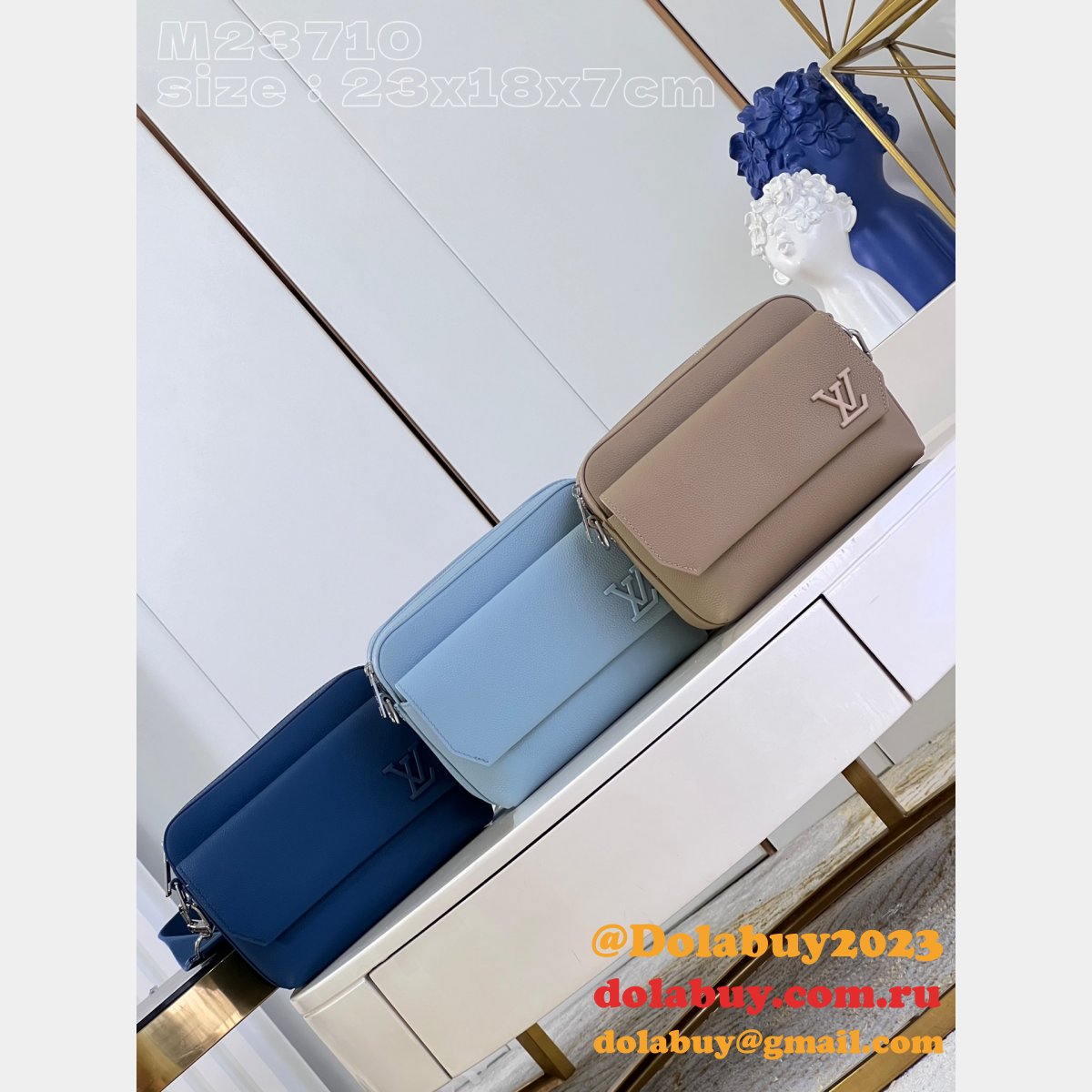 7 Star Fastline Messenger LV Aerogram M23710 Replica Louis Vuitton Bag