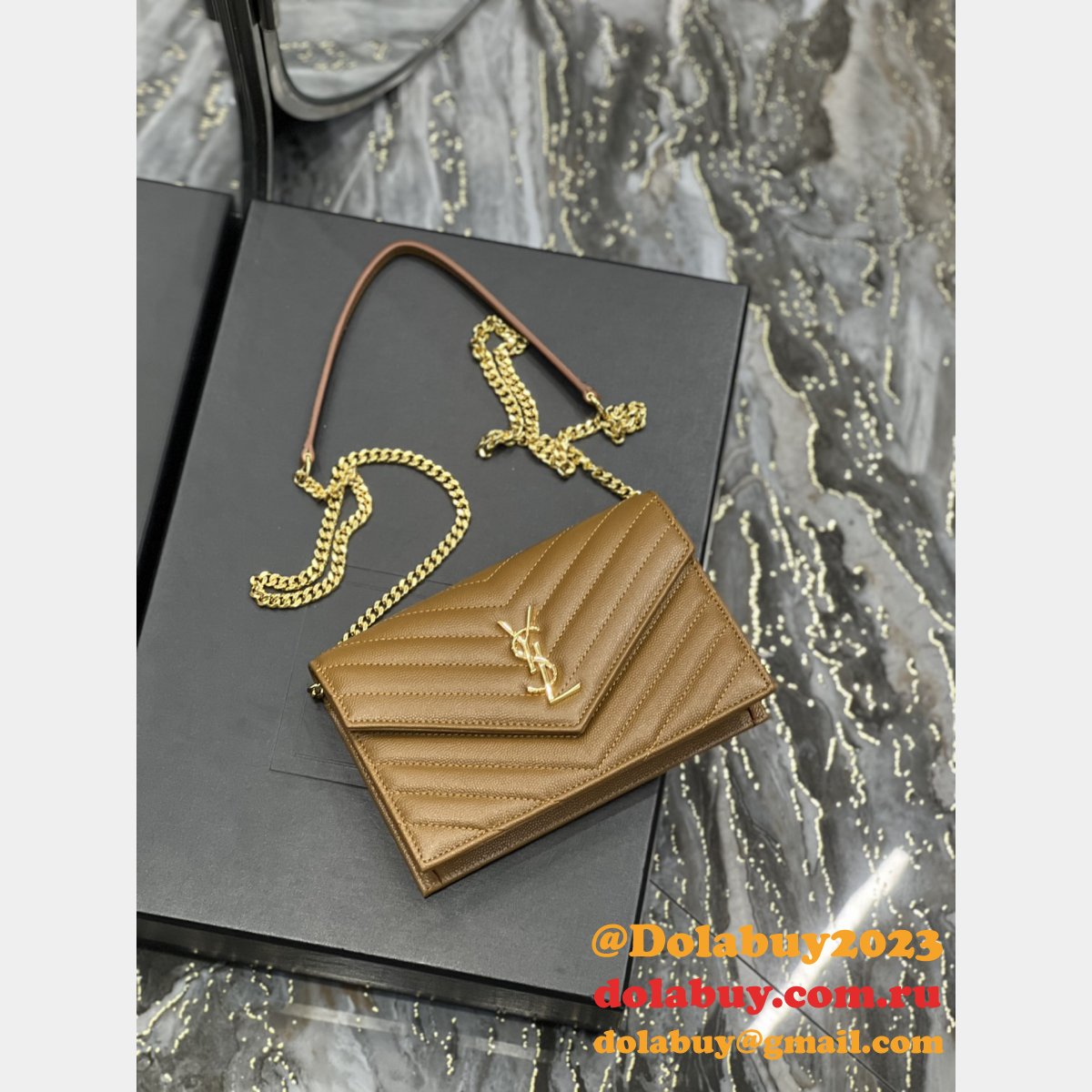 Replica YSL Saint Laurent Monogram 393953 Woc Wallet Fashion Bag