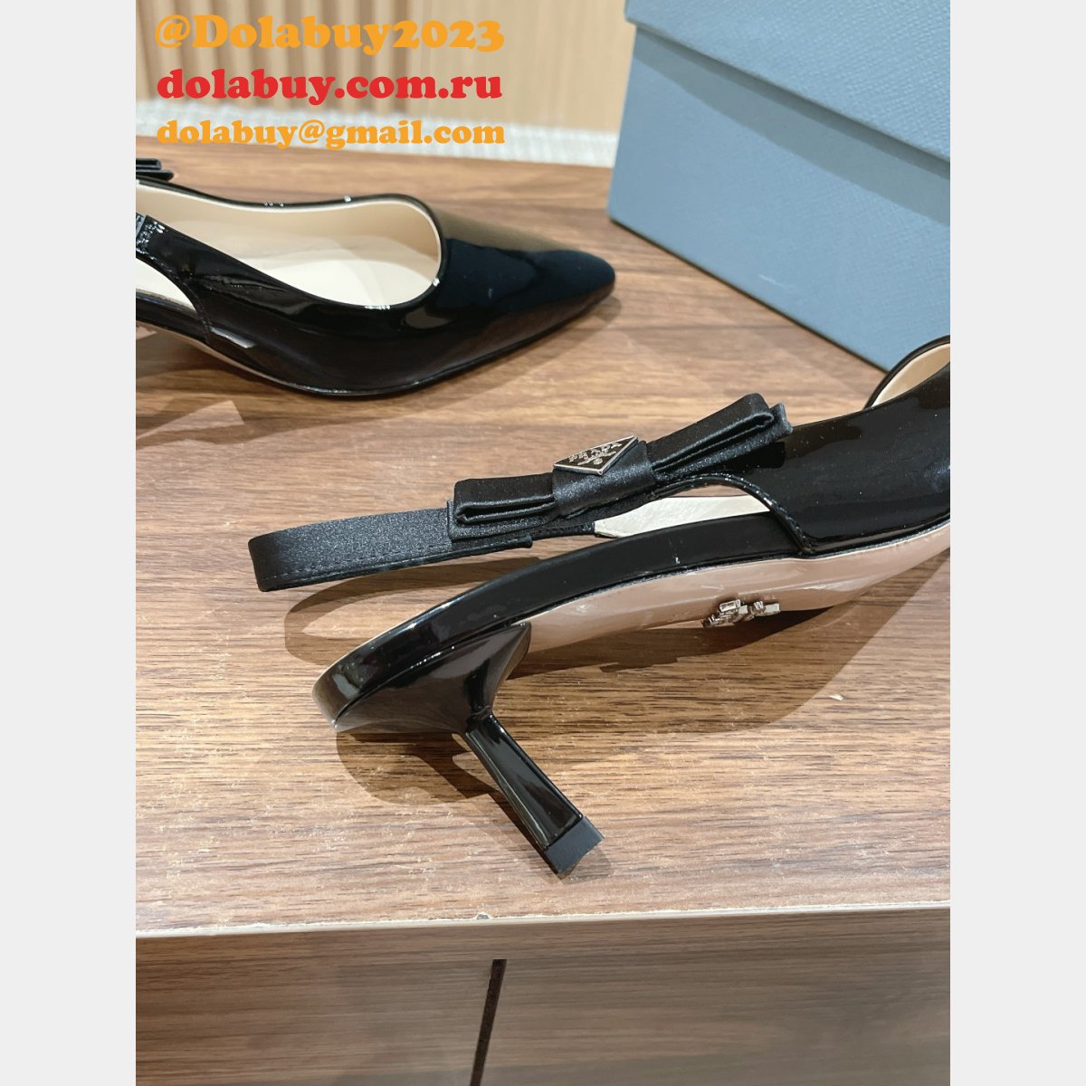 Prada 2023 Slingback Replica Shoes Inspired Sandals Online