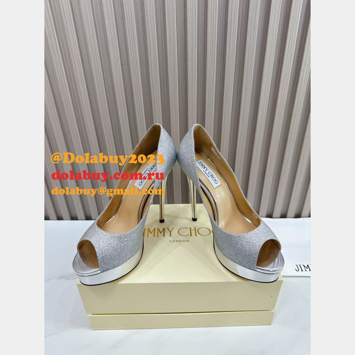 Luxury JIMMY CHOO High heel Platform shoes online selling