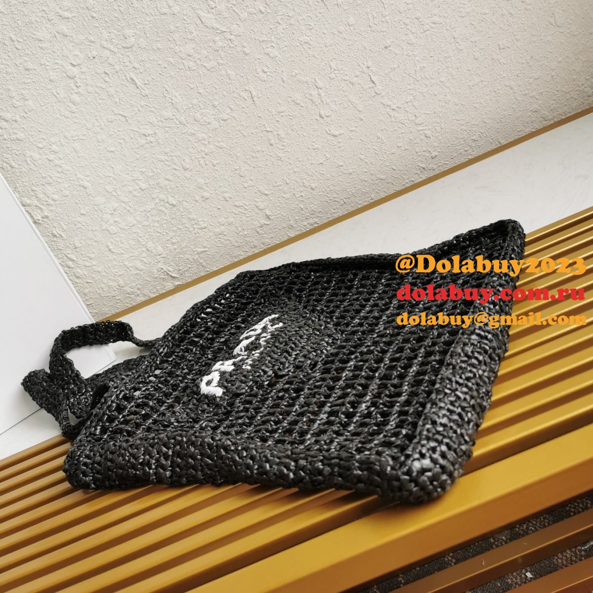 Top Quality PRADA Raffia tote bag Replica