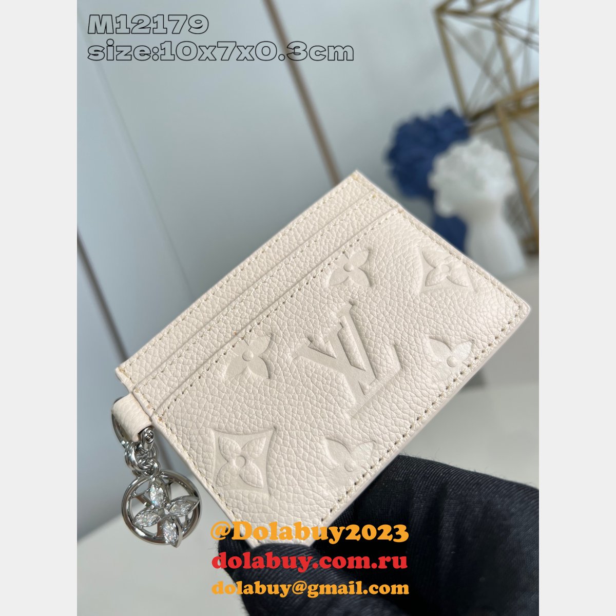Louis Vuitton Replica LV Charms Card Holder M12178 Bag