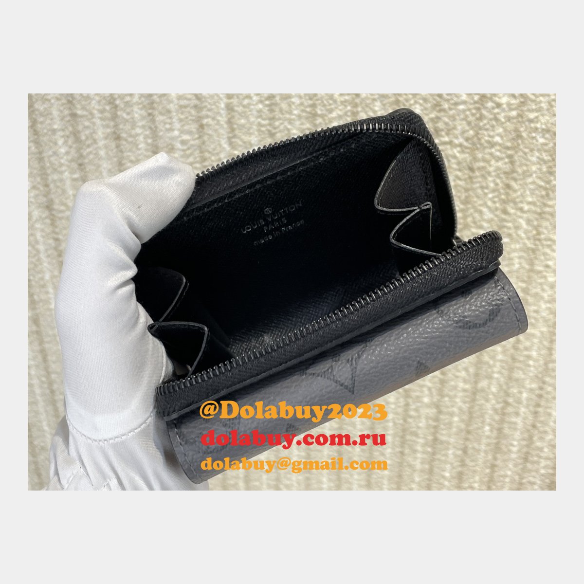1:1 Mirror Zipped Organizer M82771 Wallets Louis Vuitton Bag