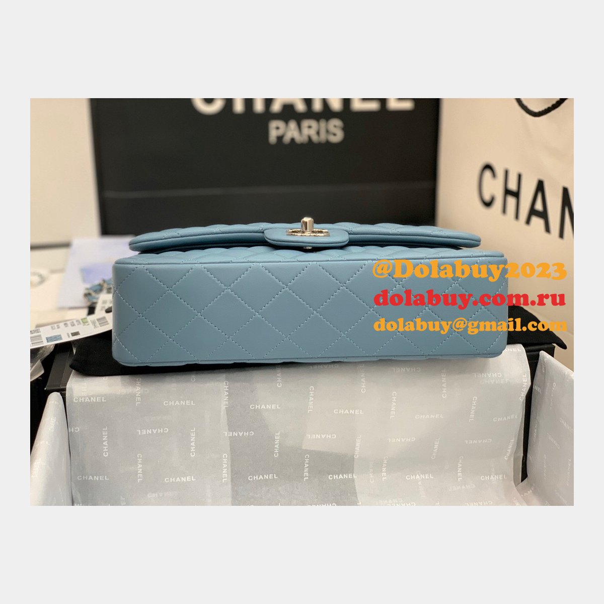 Wholesale Best Replica Lambskin CF1112 25CM Handbags Online China Sale