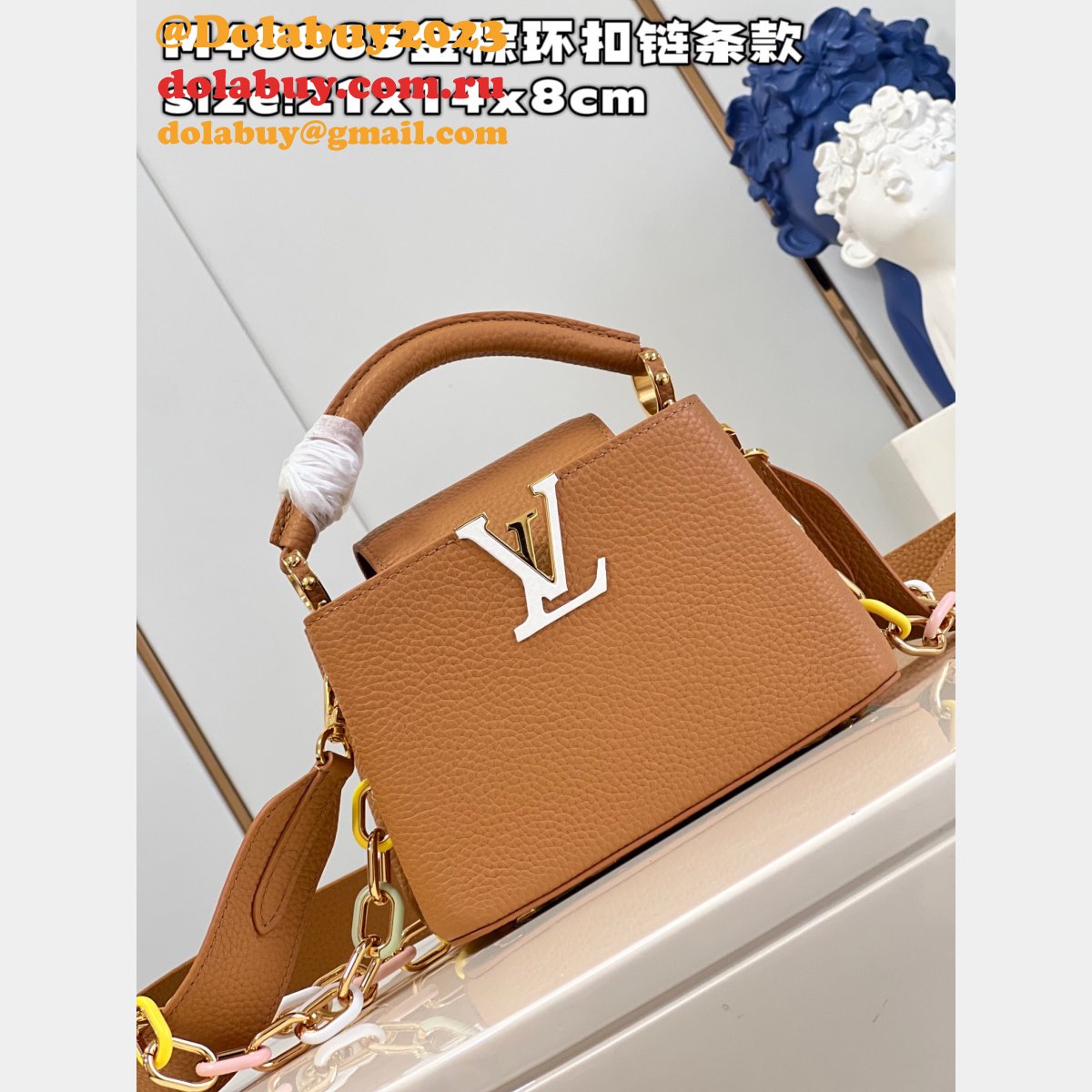 Capucines Louis Vuitton High Quality Fake M48865 Handbag