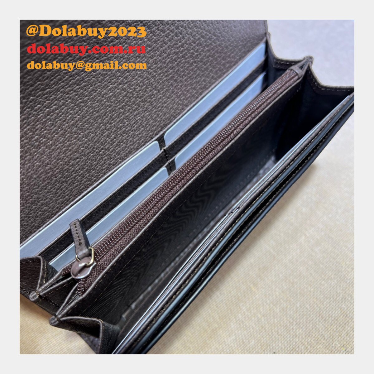 replica G*u*i high quality gg supreme ophidia continental 523153 wallet